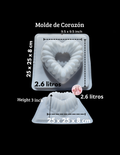 Molde en forma de corazón ♥️