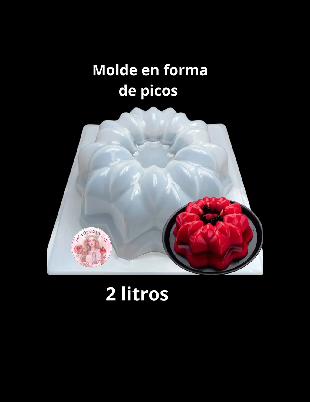 Molde de Picos de 2 litros