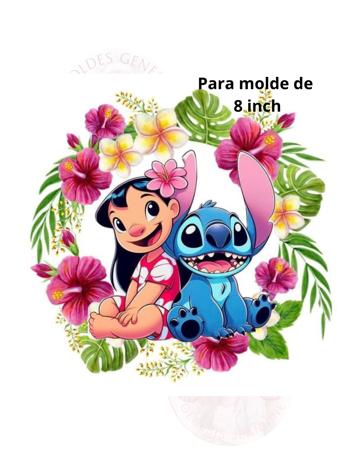 Imágenes para transferir a las gelatinas, es para molde de 8 o 10 inch