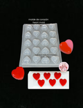 Molde de corazones pequeños