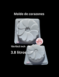Molde redondo con corazones