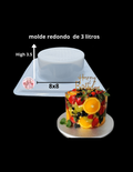 Molde redondo para gelatina