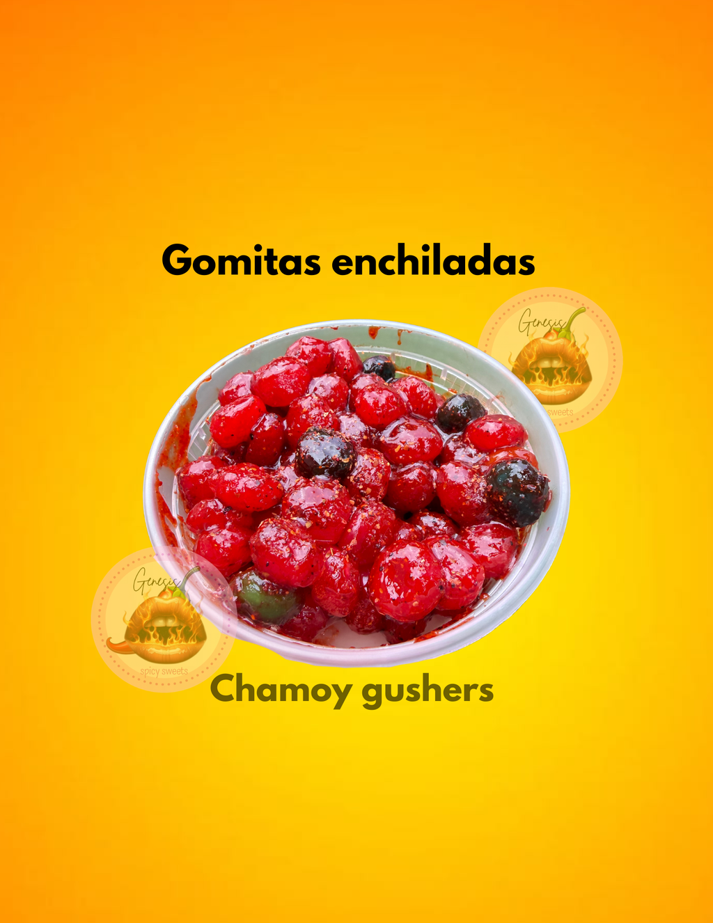 Gomitas enchiladas gushers- Chamoy gummies