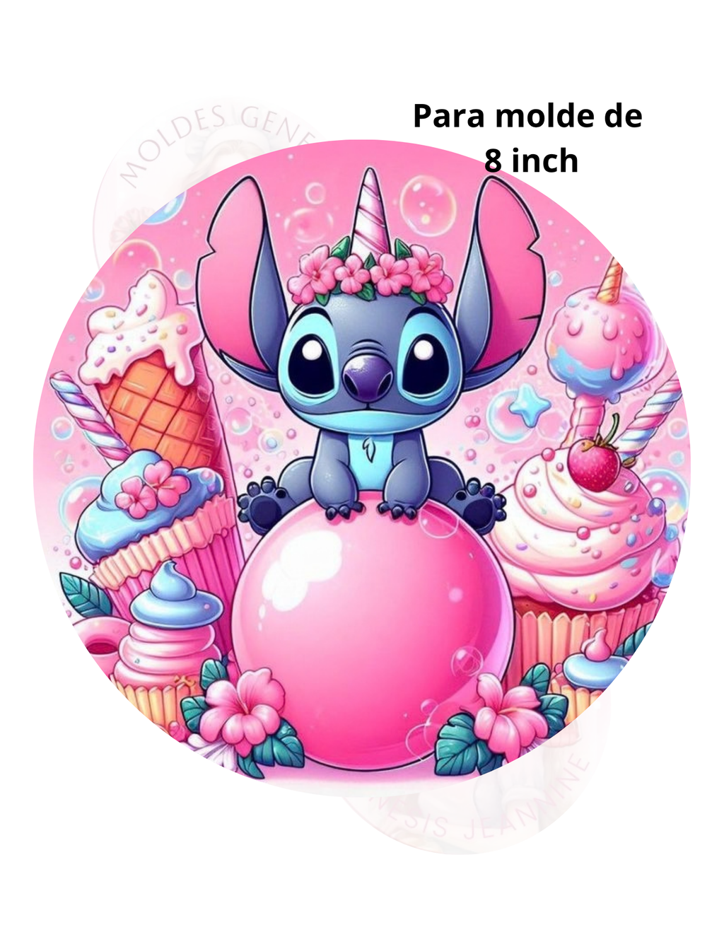 Imágenes para transferir a las gelatinas, es para molde de 8 o 10 inch