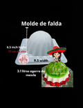 Molde en forma de falda para gelatinas creativas
